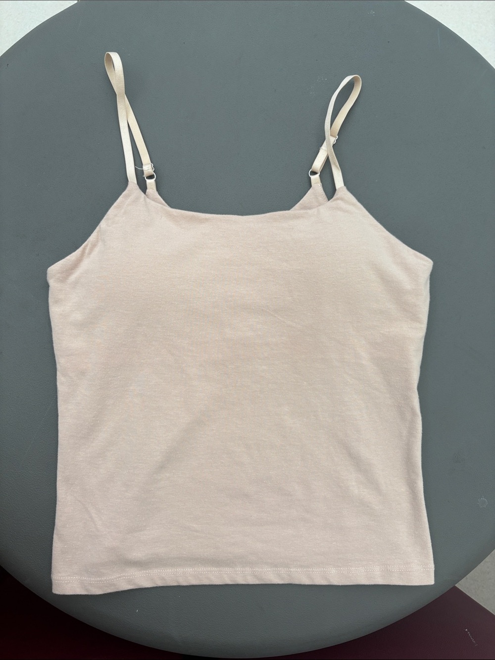 Tan Cami with built in bra